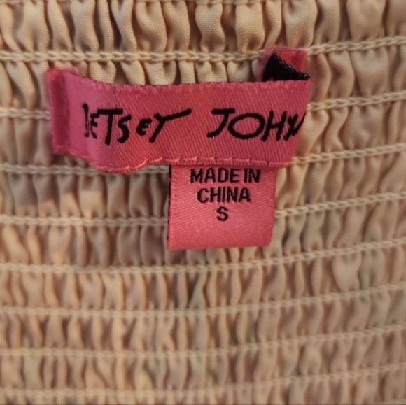 Betsey Johnson Strawberry Field Prairie Lined Maxi Dress Women Small Cottagecore - Picture 10 of 12